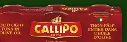 Food Basics CALLIPO TUNA OR PONTI BALSAMIC VINEGAR OR GLAZE offer