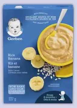Food Basics GERBER BABY CEREAL offer