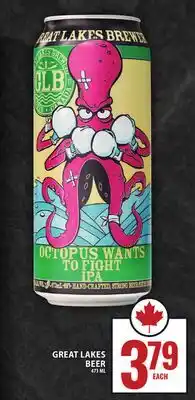 Food Basics GREAT LAKES BEER offer