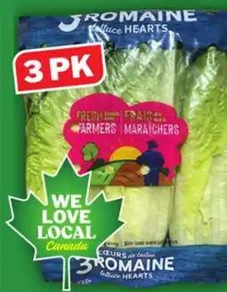 Food Basics ROMAINE HEARTS OR SWEET CORN offer