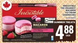 Food Basics IRRESISTIBLE THE CREAMIEST MACARON ICE CREAM SANDWICHES offer