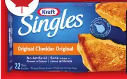 Food Basics KRAFT SINGLES OR EXTRA CHEDDAR SLICES offer