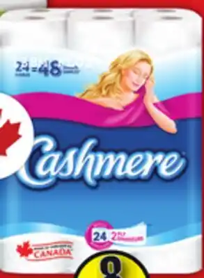 Food Basics CASHMERE BATHROOM TISSUE, SPONGE TOWELS ULTRA PAPER TOWELS OR SCOTTIES FACIAL TISSUE offer