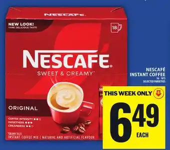 Food Basics NESCAFÉ INSTANT COFFEE offer