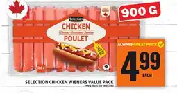 Food Basics SELECTION CHICKEN WIENERS VALUE PACK offer