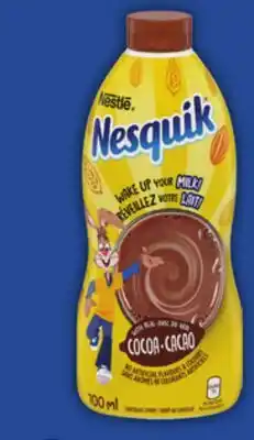 Food Basics NESTLÉ NESQUIK SYRUP 510 - 700 ML, NESQUIK POWDER MIX 540 G offer