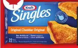 Food Basics KRAFT SINGLES OR EXTRA CHEDDAR SLICES offer