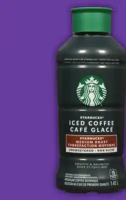 Food Basics STARBUCKS ICED COFFEE BEVERAGE offer