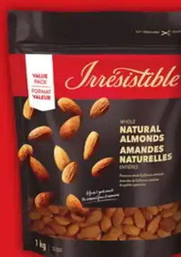 Food Basics IRRESISTIBLE WHOLE NATURAL ALMONDS offer