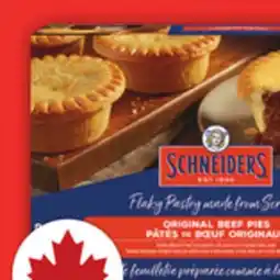 Food Basics SCHNEIDERS RED HOTS OR MAPLE LEAF TOP DOGS WIENERS OR SCHNEIDERS MEAT PIES offer