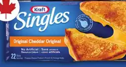 Food Basics KRAFT SINGLES 410 G EXTRA CHEDDAR SLICES offer