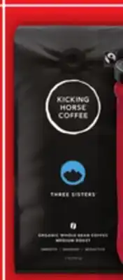 Food Basics KICKING HORSE COFFEE BEANS 454G offer