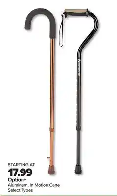 PharmaChoice Option+ Aluminum, In Motion Cane offer