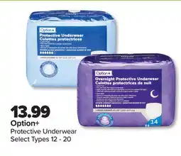 PharmaChoice Option+ Protective Underwear offer