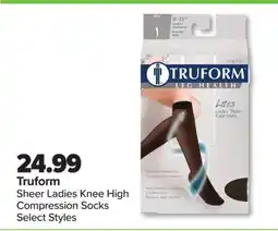 PharmaChoice Truform Sheer Ladies Knee High Compression Socks offer
