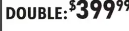 Oxford Mills Memory Pedic - DOUBLE offer