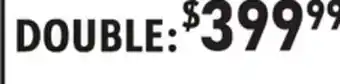 Oxford Mills Memory Pedic - DOUBLE offer