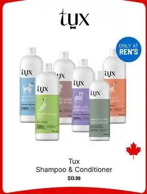 Ren’s Pets Depot Tux Shampoo & Conditioner offer