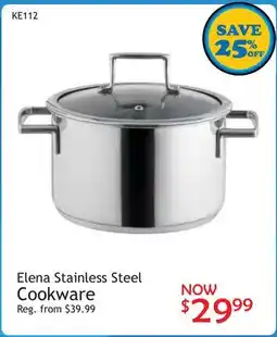 Oxford Mills Elena Stainless Steel Cookware offer