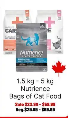 Ren’s Pets Depot Nutrience Bags of Cat Food offer