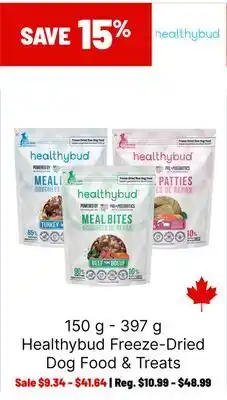 Ren’s Pets Depot Healthybud Freeze-Dried Dog Food & Treats offer