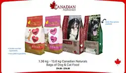 Ren’s Pets Depot Canadian Naturals Bags of Dog & Cat Food offer