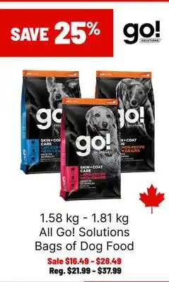 Ren’s Pets Depot All Go! Solutions Bags of Dog Food offer