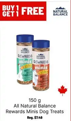 Ren’s Pets Depot All Natural Balance Rewards Minis Dog Treats offer