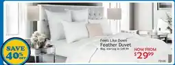 Oxford Mills Feels Like Down Feather Duvet offer