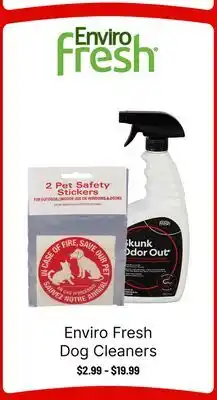 Ren’s Pets Depot Enviro Fresh Dog Cleaners offer