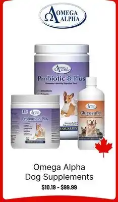 Ren’s Pets Depot Omega Alpha Dog Supplements offer