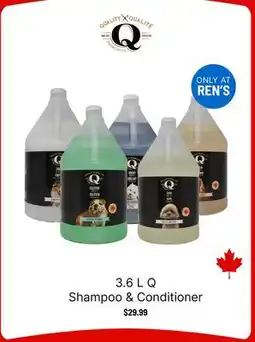 Ren’s Pets Depot Shampoo & Conditioner offer