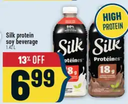 Marché Adonis Silk protein soy beverage offer