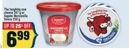 Marché Adonis The laughing cow cheese 267 g or Saputo Mozzarella fresca 250 g offer