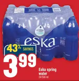 Marché Adonis Eska spring water offer