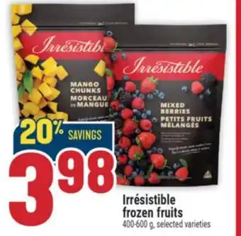 Marché Adonis Irrésistible frozen fruits offer