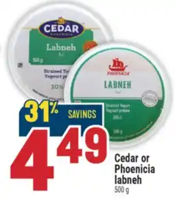 Marché Adonis Cedar or Phoenicia labneh offer