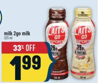 Marché Adonis milk 2go milk offer