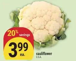 Marché Adonis cauliflower offer