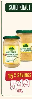 Marché Adonis SAUERKRAUT offer