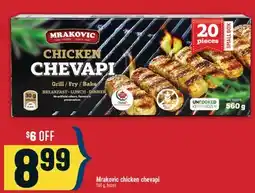 Marché Adonis Mrakovic chicken chevapi offer
