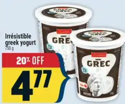 Marché Adonis Irrésistible greek yogurt offer