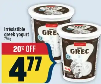Marché Adonis Irrésistible greek yogurt offer