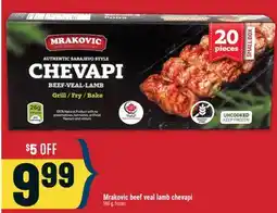 Marché Adonis Mrakovic beef veal lamb chevapi offer
