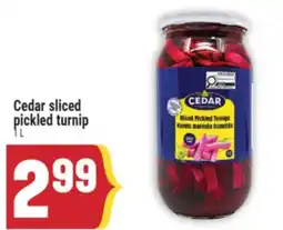 Marché Adonis Cedar sliced pickled turnip offer