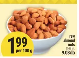 Marché Adonis raw almond nuts offer