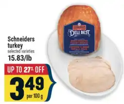 Marché Adonis Schneiders turkey offer