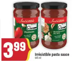 Marché Adonis Irrésistible pasta sauce offer