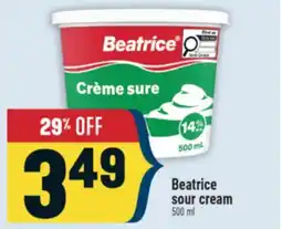 Marché Adonis Beatrice sour cream offer