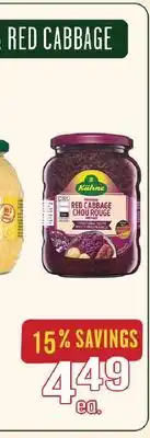 Marché Adonis RED CABBAGE offer